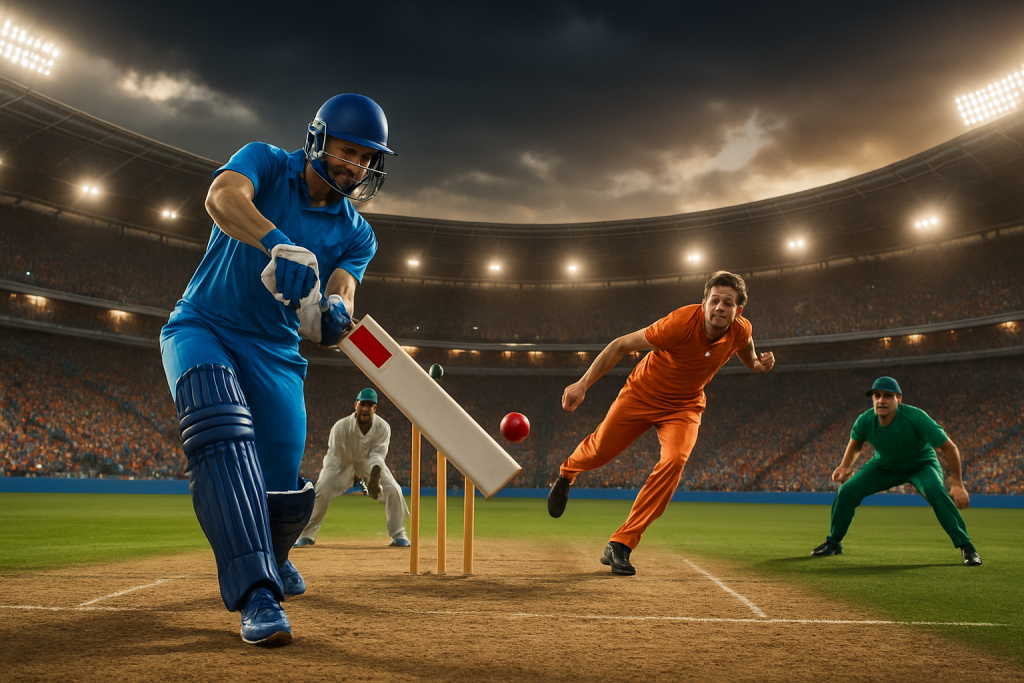 Live Cricket Odds Analysis in India - Vibrant cricket action