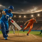 Live Cricket Odds Analysis in India - Vibrant cricket action
